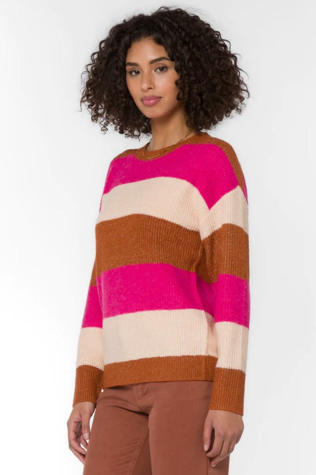 
                  
                    Cornell Stripe Sweater
                  
                