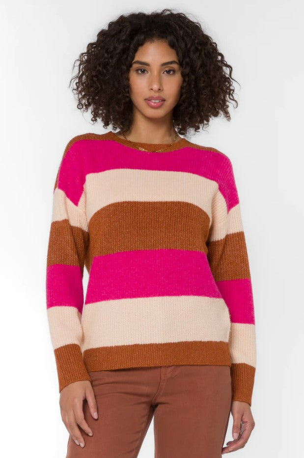 
                  
                    Cornell Stripe Sweater
                  
                