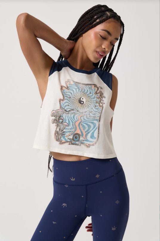 Cosmic Mirage Rally Tank - Vintage White - Jaffi&