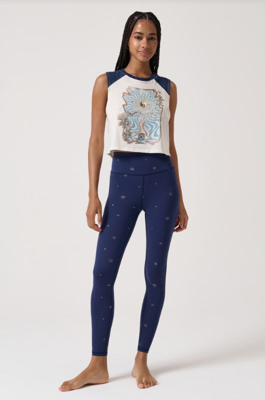 Cosmic Mirage Rally Tank - Vintage White