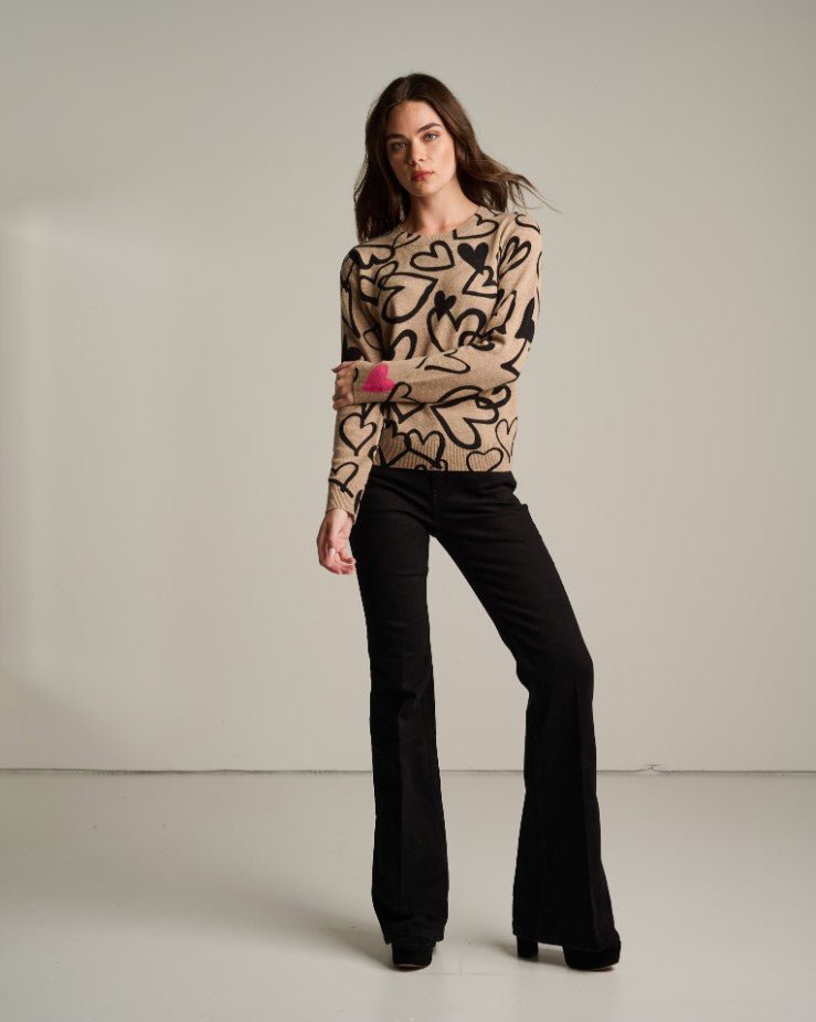 Crazy Love Cashmere Sweater - Biscuit - Jaffi&