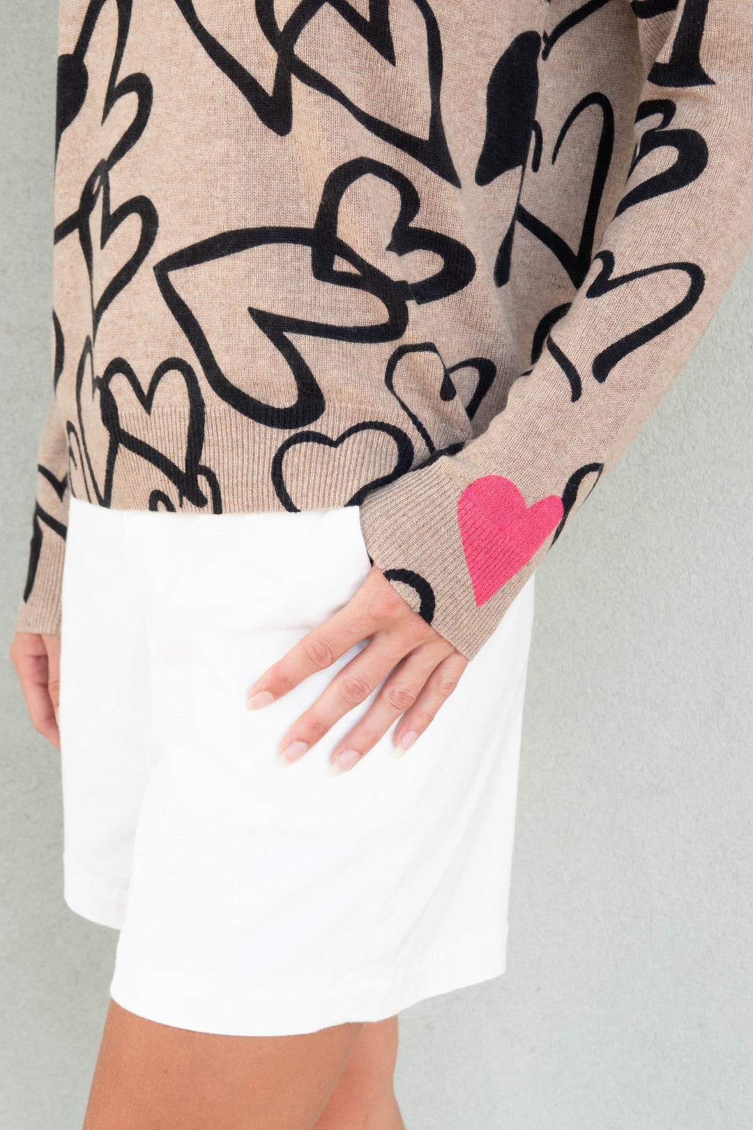 Crazy Love Cashmere Sweater - Biscuit - Jaffi&
