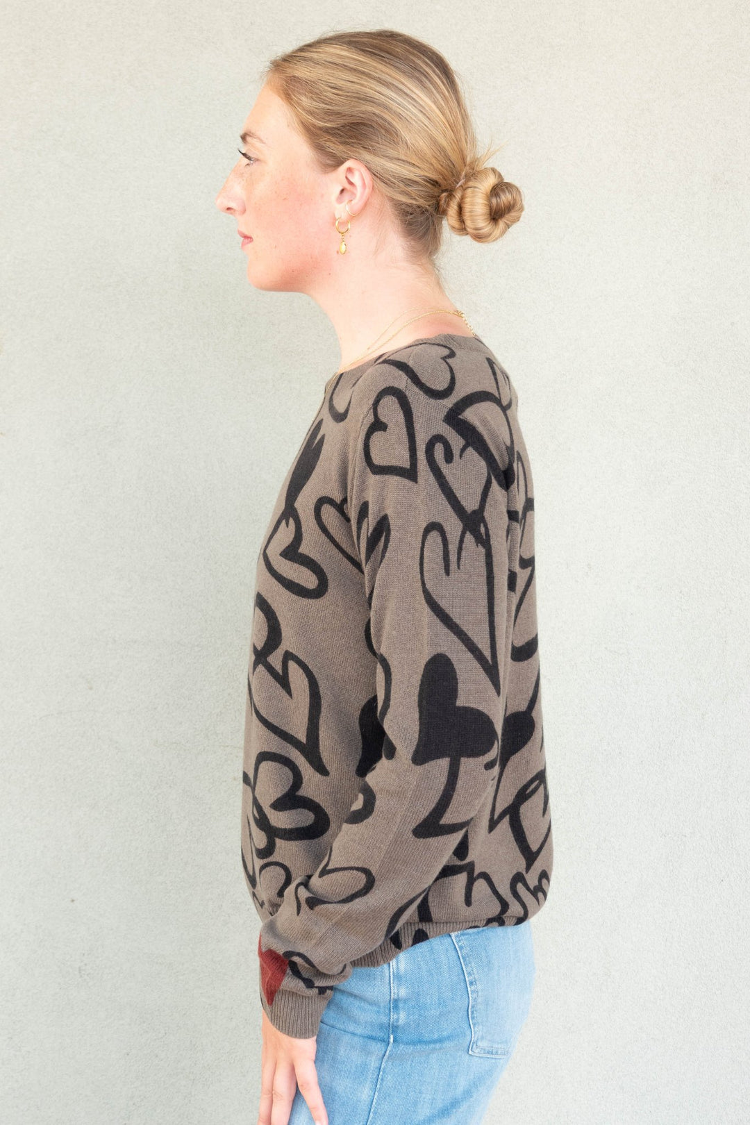 Crazy Love Cashmere Sweater - Shale - Jaffi&