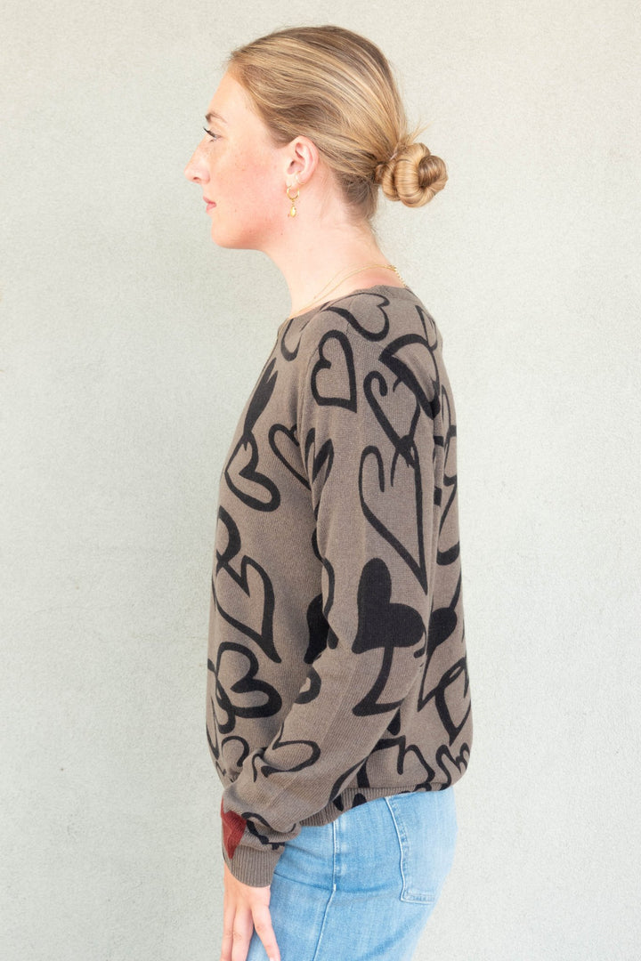 Crazy Love Cashmere Sweater - Shale - Jaffi&