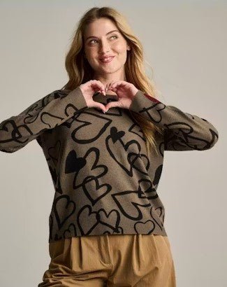 Crazy Love Cashmere Sweater - Shale - Jaffi&