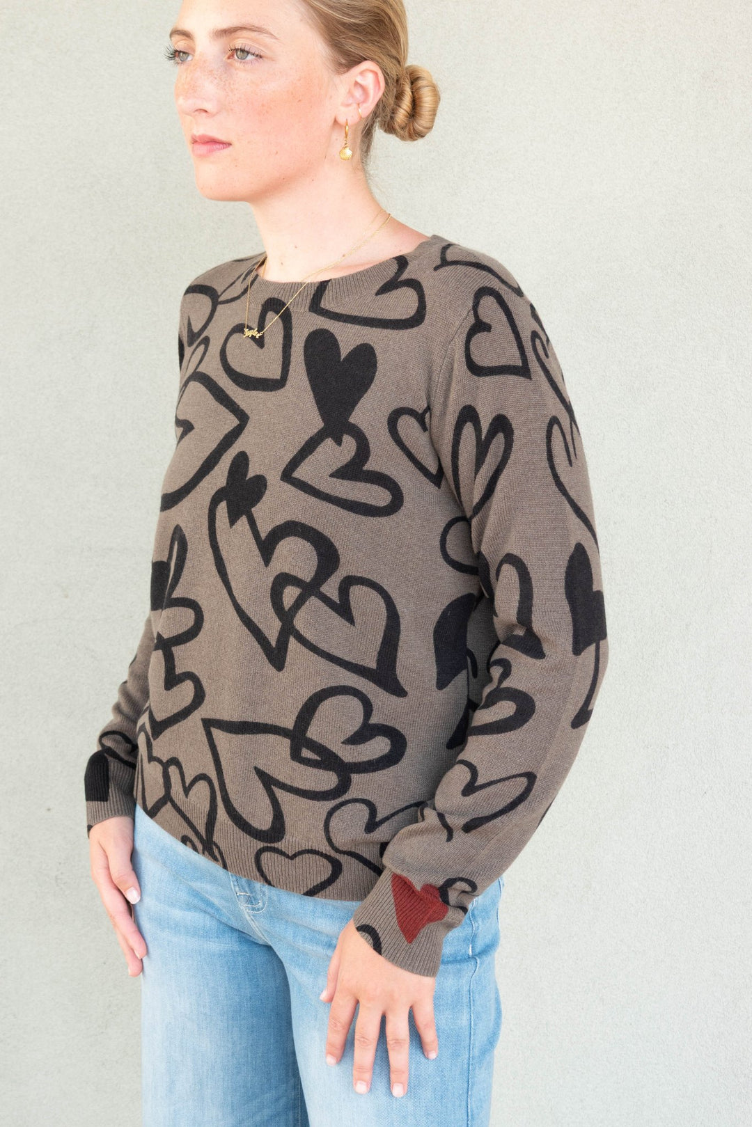 Crazy Love Cashmere Sweater - Shale - Jaffi&
