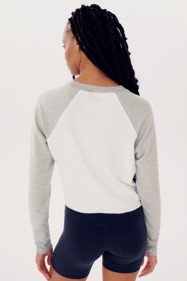 Cropped Warm Up Fleece Sweatshirt