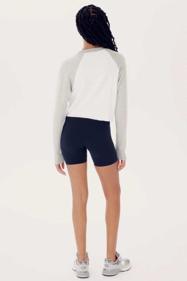 Cropped Warm Up Fleece Sweatshirt