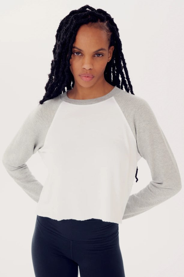 Cropped Warm Up Fleece Sweatshirt