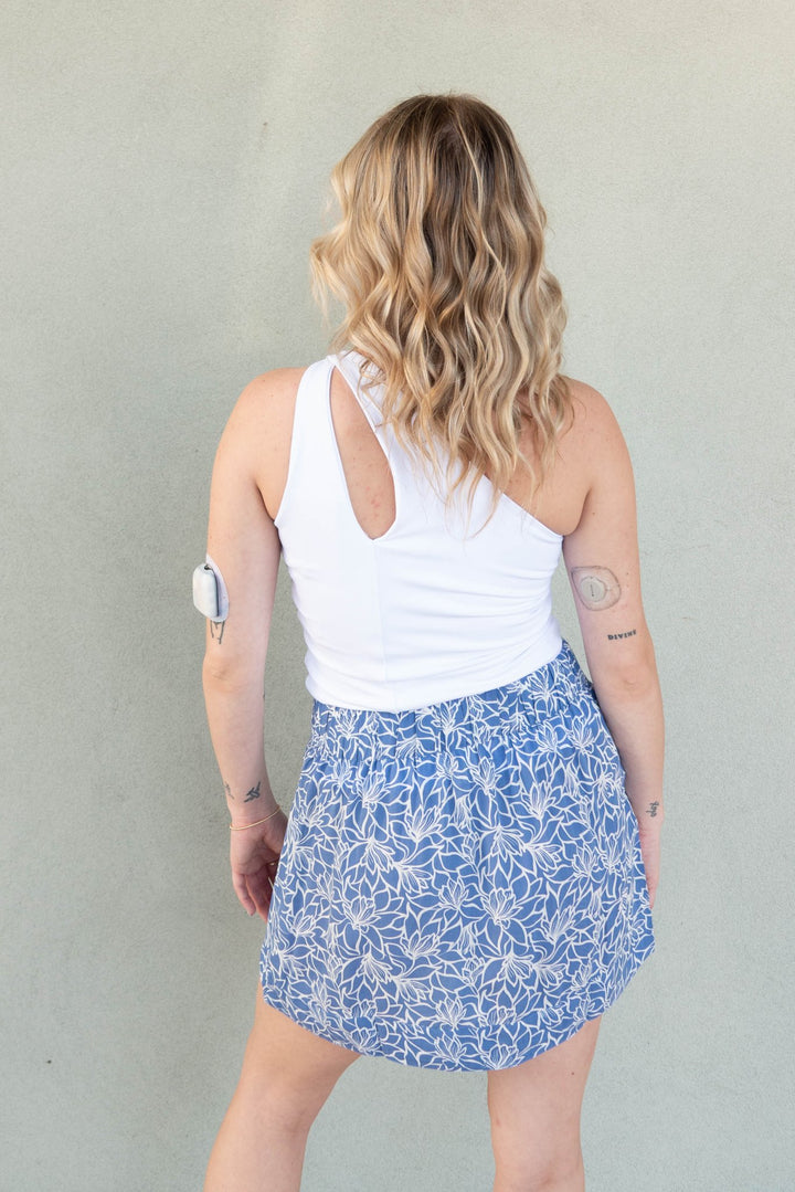 Cross Strap One Shoulder Top - Sugar - Jaffi's