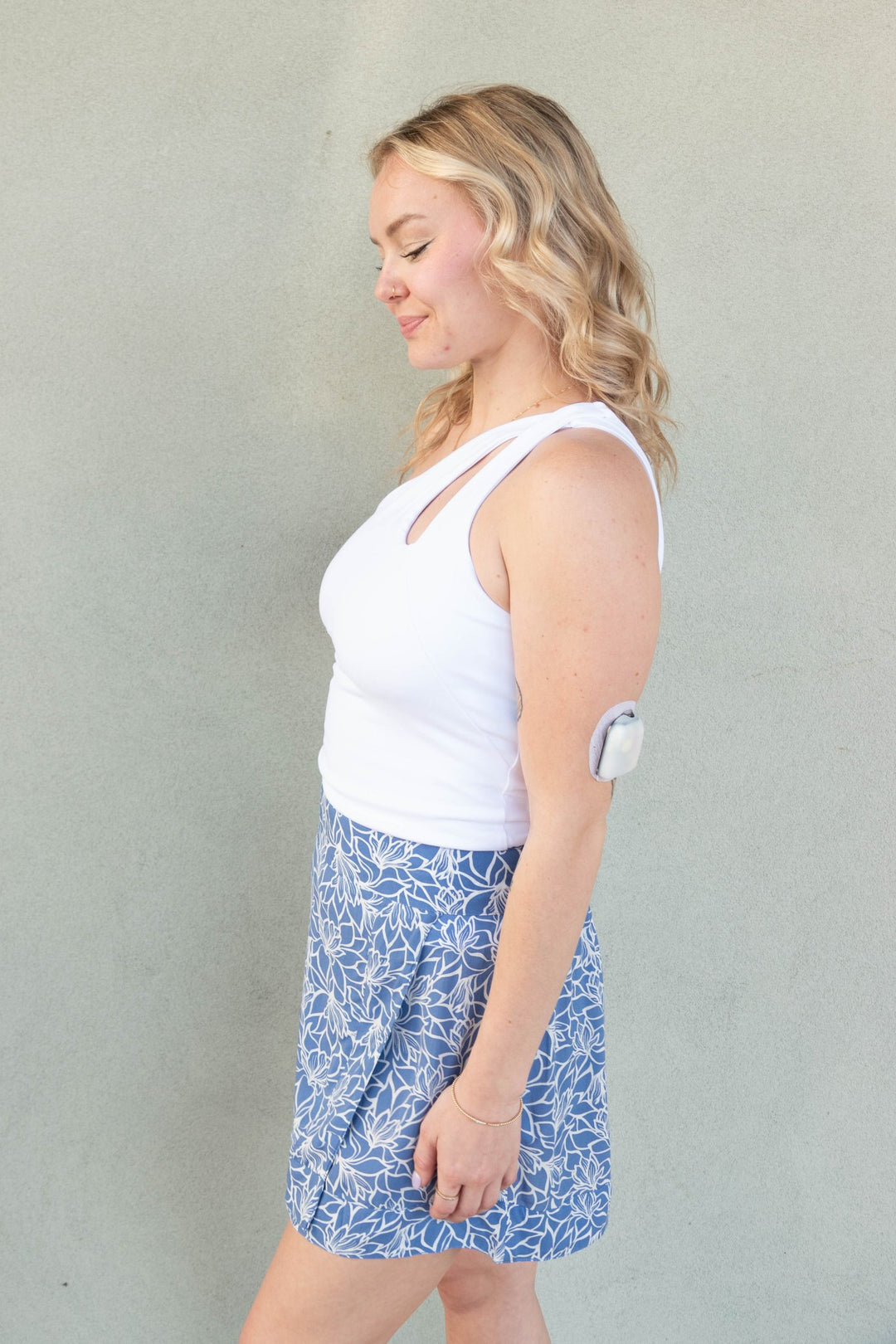 Cross Strap One Shoulder Top - Sugar - Jaffi's