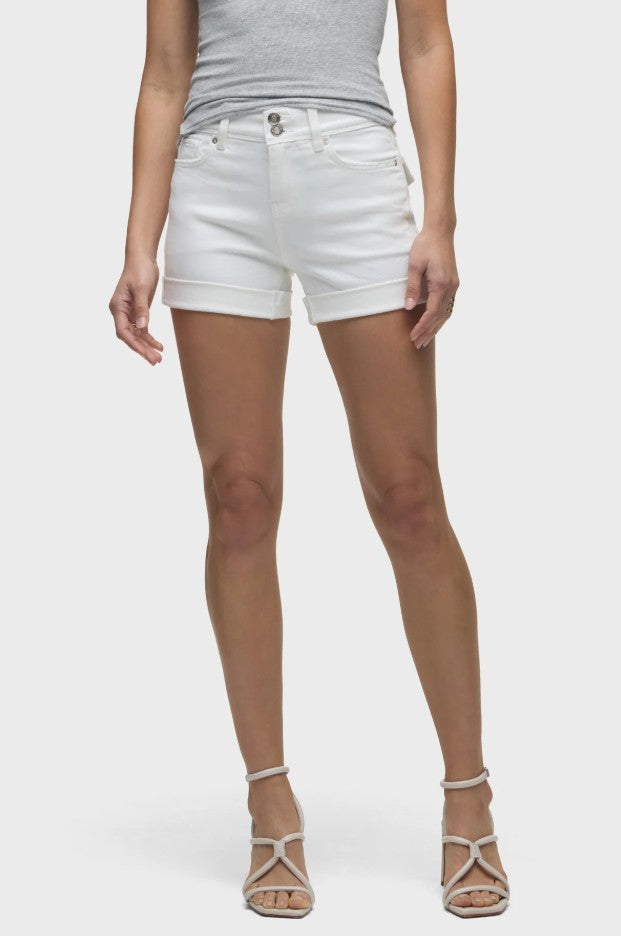 Croxley Mid Rise Cuff Short - White