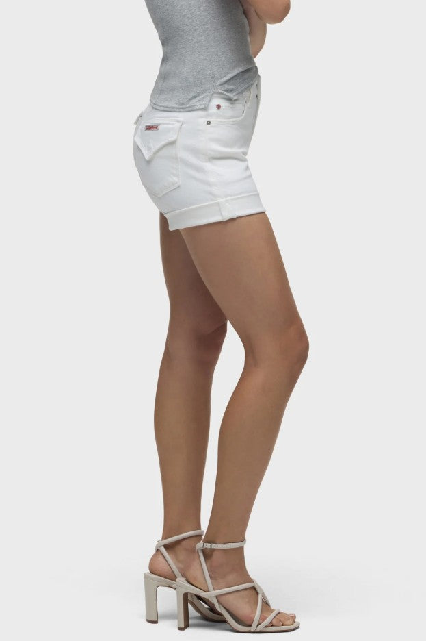 Croxley Mid Rise Cuff Short - White