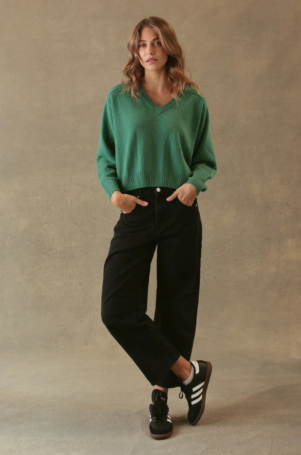 Crystal Cashmere Sweater - Jade