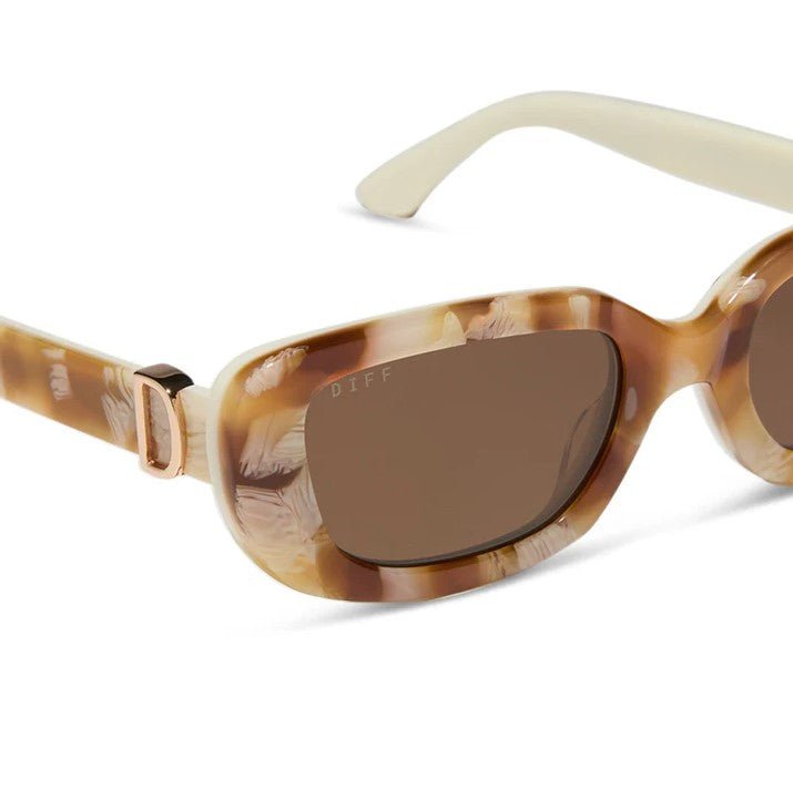 Daphne Sunglasses - Gilded Tortoise + Brown Polarized - Jaffi&
