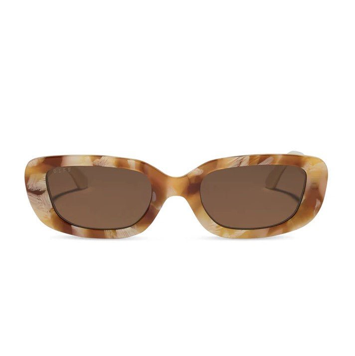 Daphne Sunglasses - Gilded Tortoise + Brown Polarized - Jaffi's