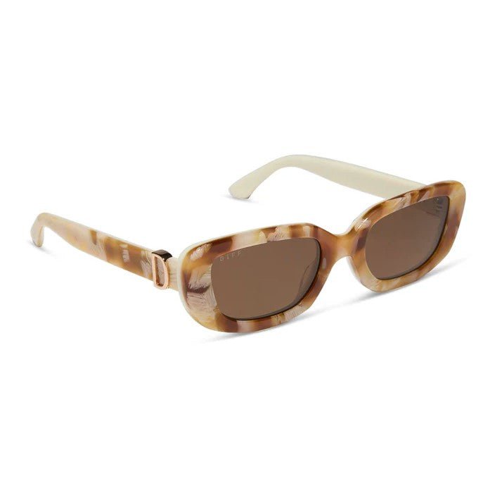 Daphne Sunglasses - Gilded Tortoise + Brown Polarized - Jaffi's