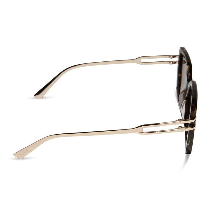Dasha Sunglasses - Glitter Tortoise + Brown - Jaffi&