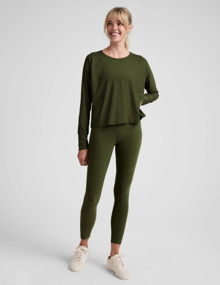 Featherweight Spacedye Daydreamer Pullover - Army Green Heather