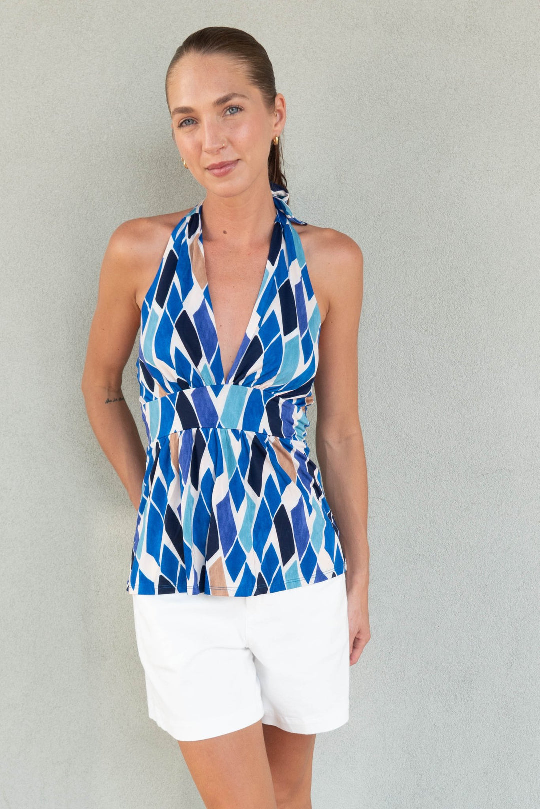 Deep V Halter Tank - Delaney - Jaffi's