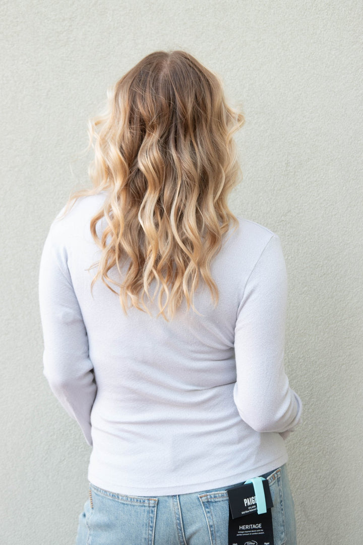 Delaney Square Neck Long Sleeve - Hematite - Jaffi&