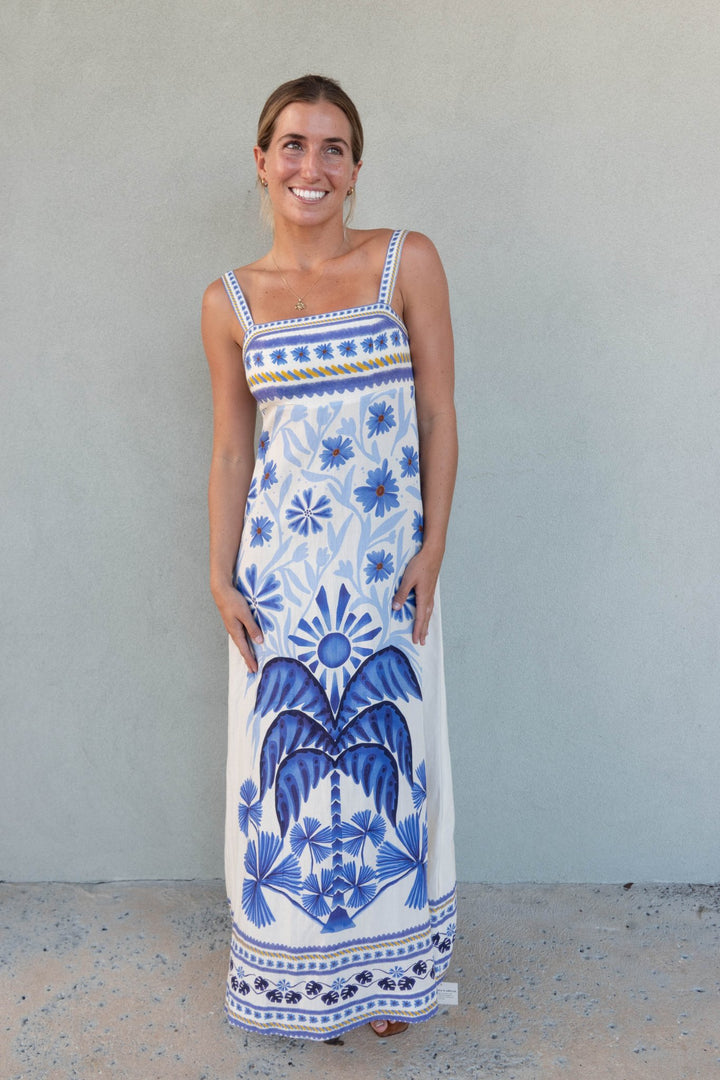 Delphine Maxi Dress - Blue Mirage II - Jaffi's