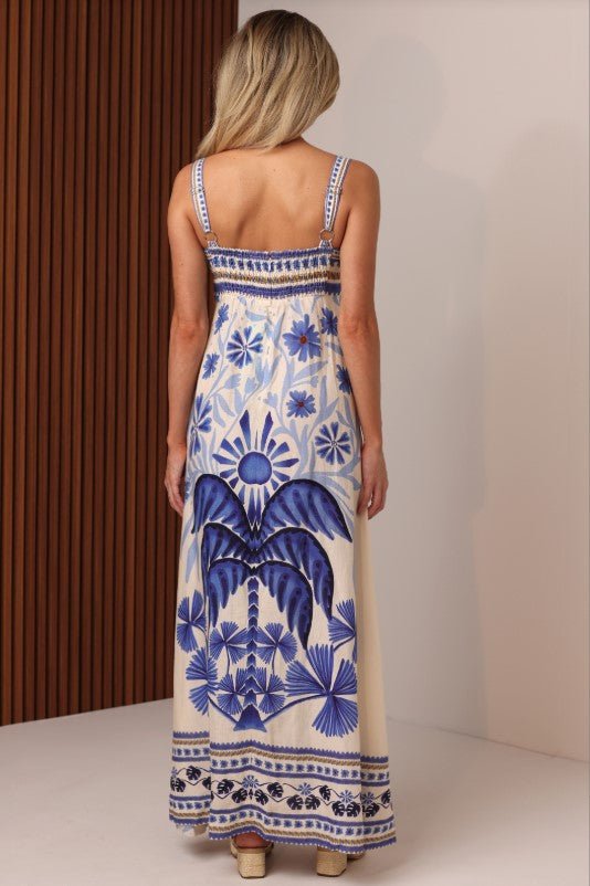 Delphine Maxi Dress - Blue Mirage II - Jaffi's