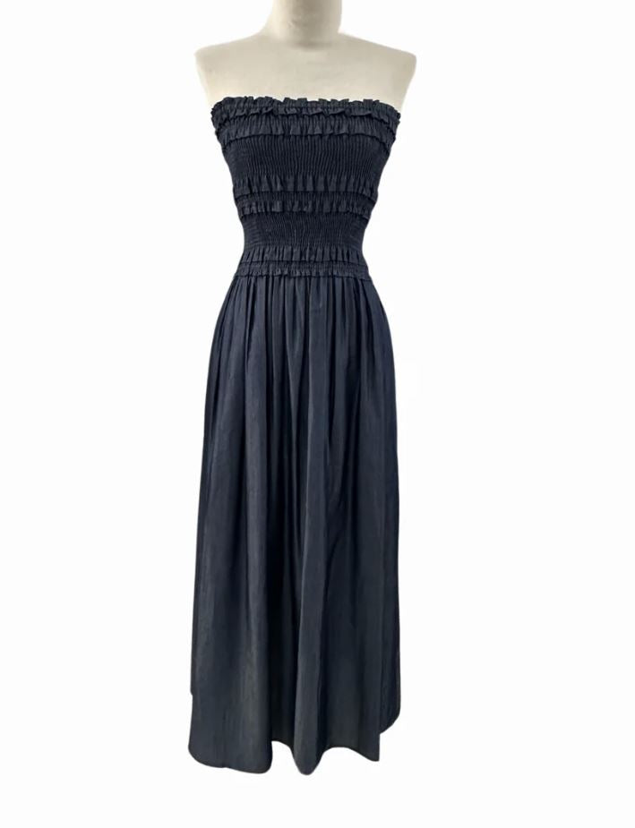 Destiny Dress - Dark Indigo