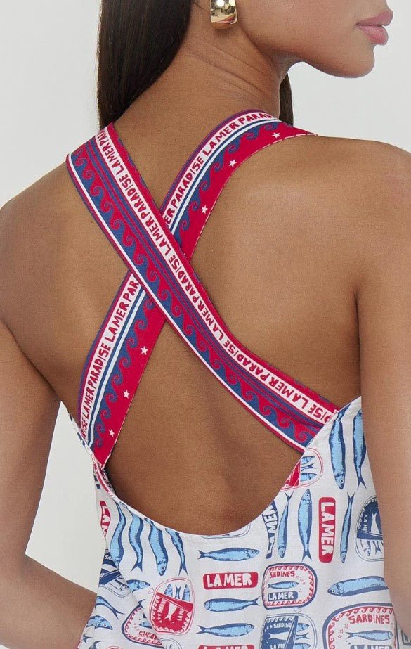 Detour Mini Dress - Sardine Boarder - Jaffi's