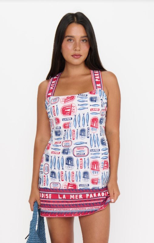 Detour Mini Dress - Sardine Boarder - Jaffi's