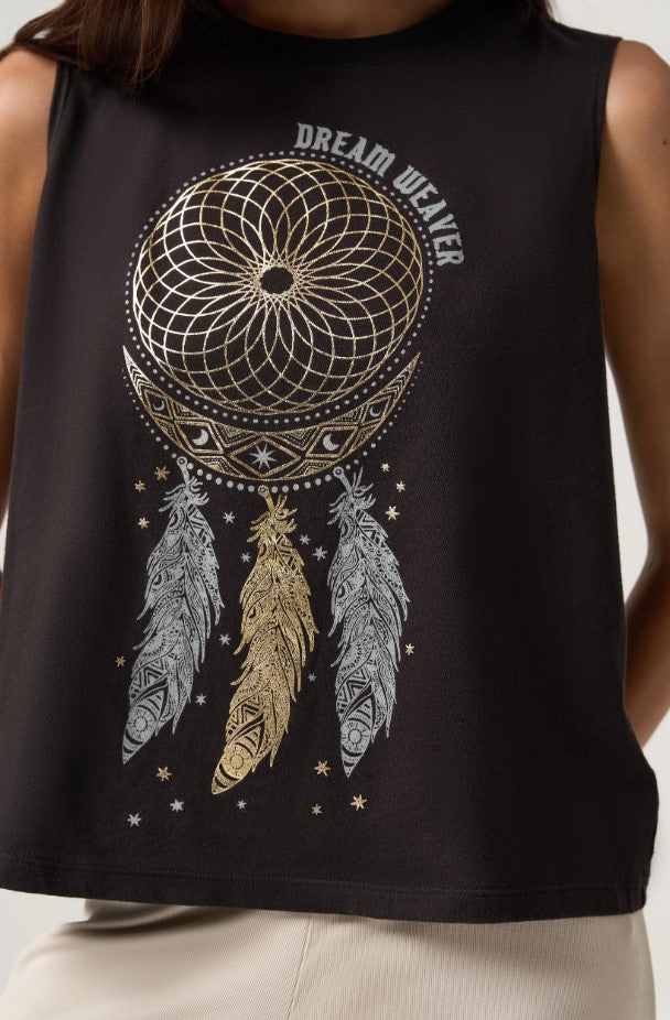 Dream Weaver Vibe Tank - Black