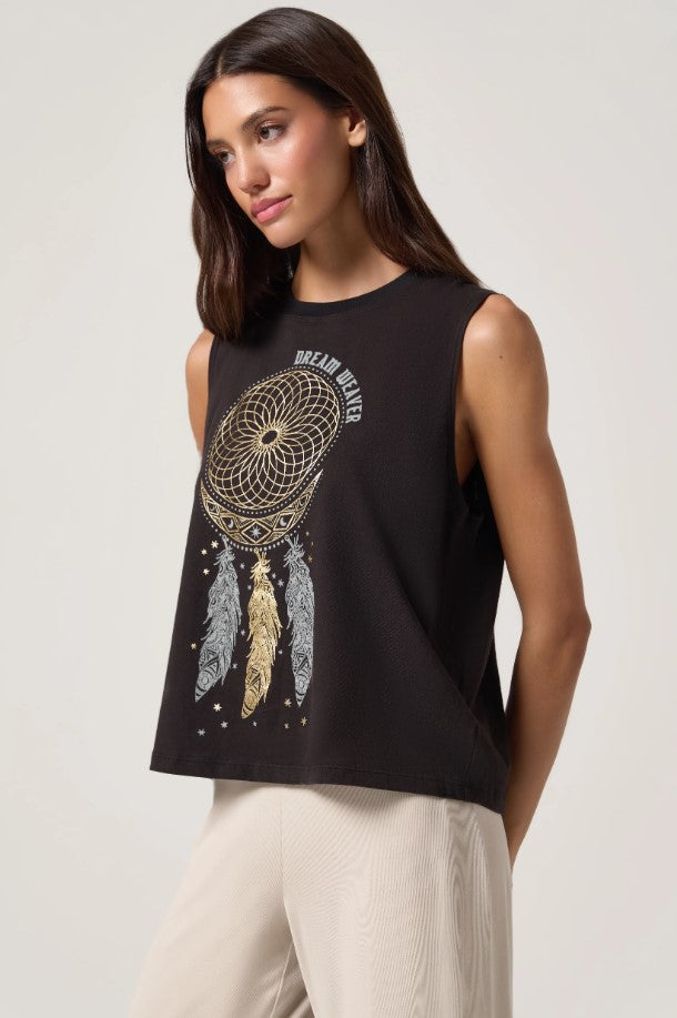 Dream Weaver Vibe Tank - Black