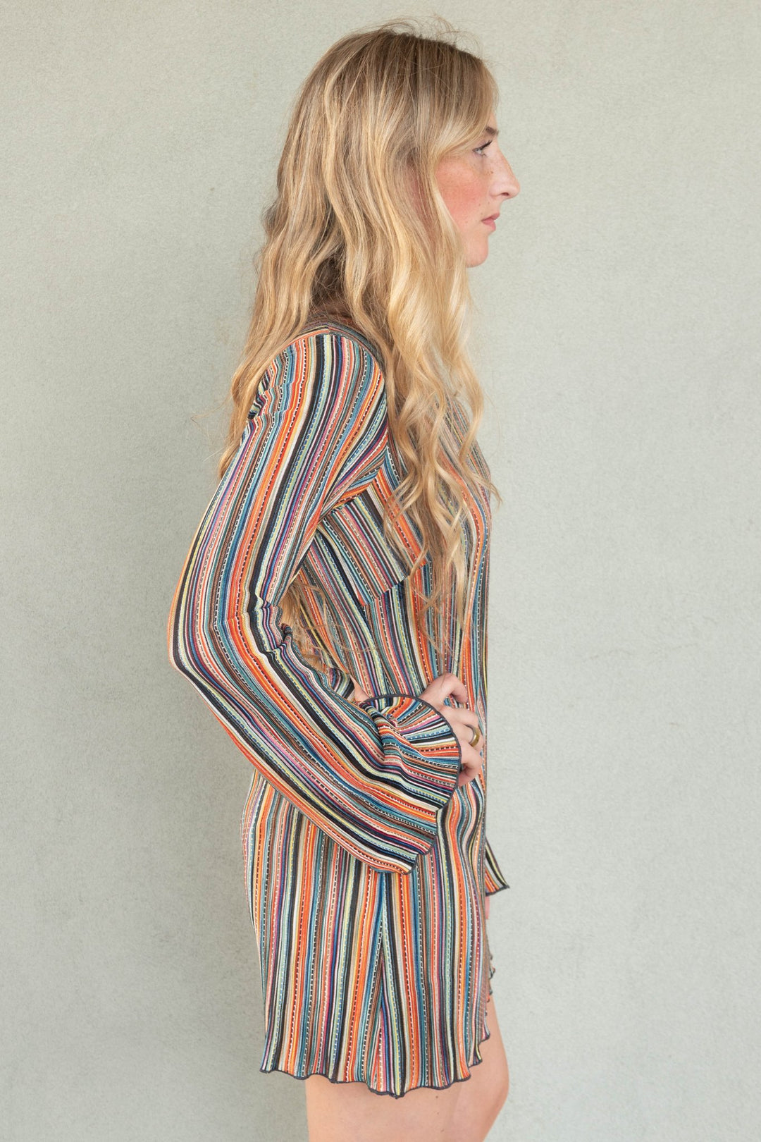 Drifter Mini Dress - Sundown Stripe - Jaffi&