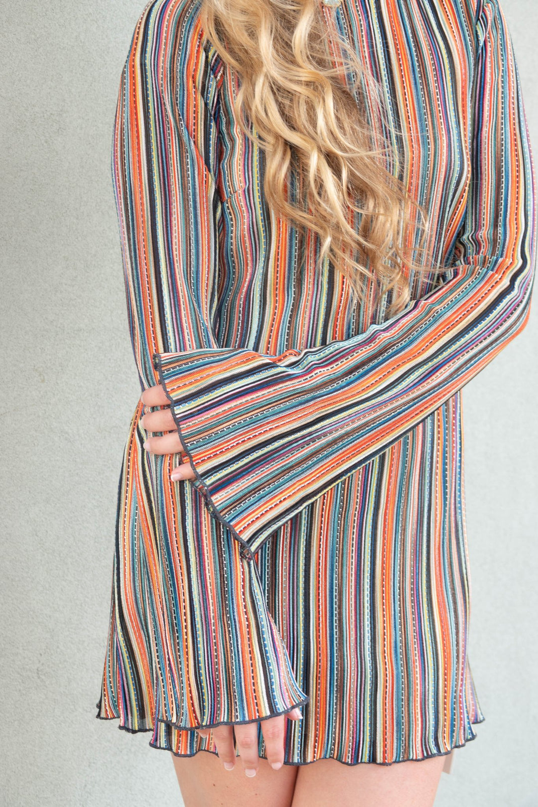 Drifter Mini Dress - Sundown Stripe - Jaffi&