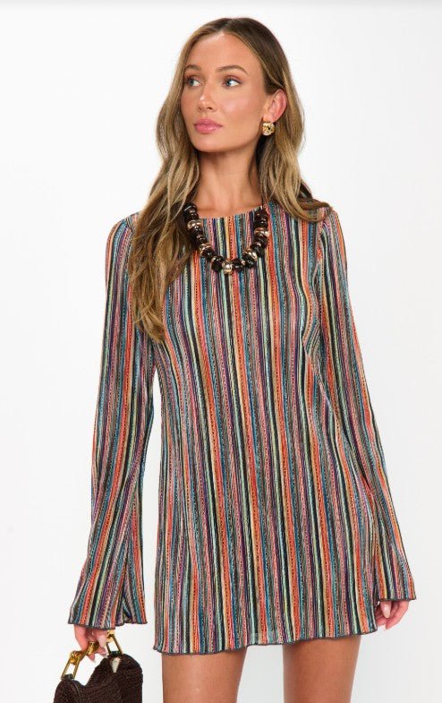 Drifter Mini Dress - Sundown Stripe - Jaffi&