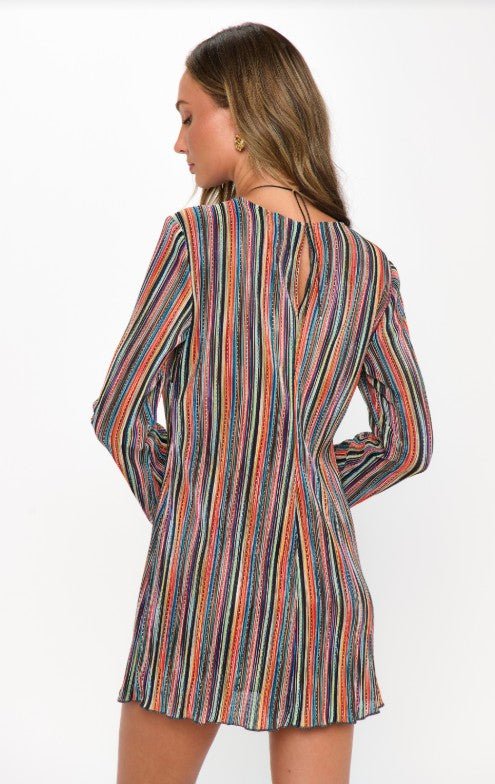 Drifter Mini Dress - Sundown Stripe - Jaffi&