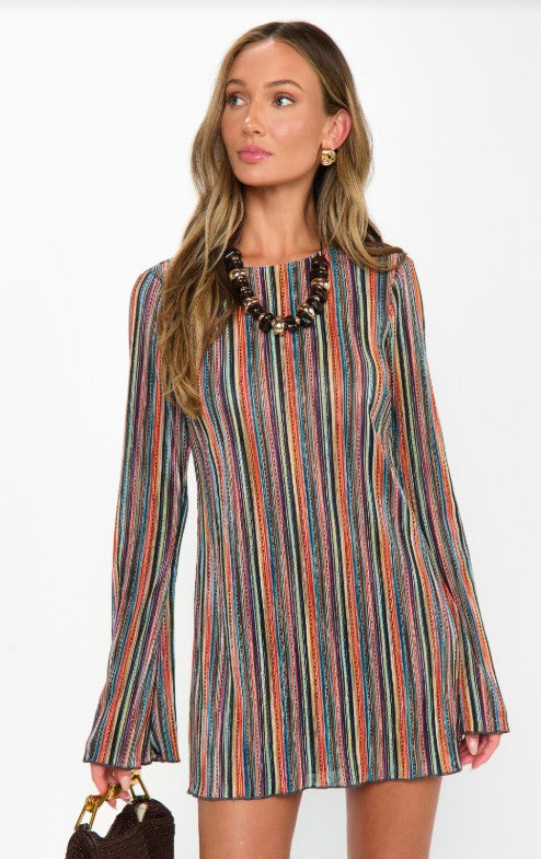 Drifter Mini Dress - Sundown Stripe