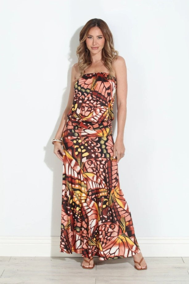 Drop Waist Maxi Dress - Mariposa