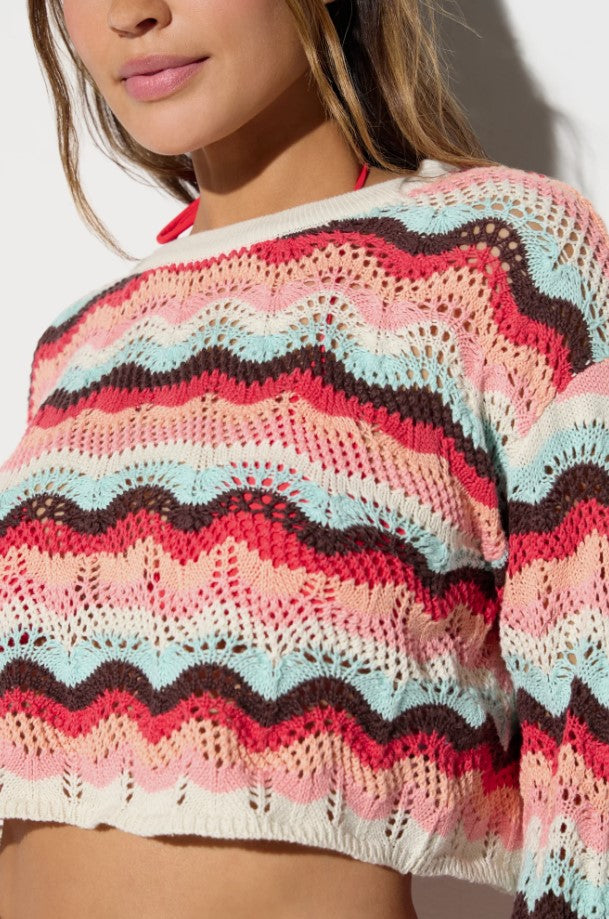 Dune Crochet Top - Sunset/Multi