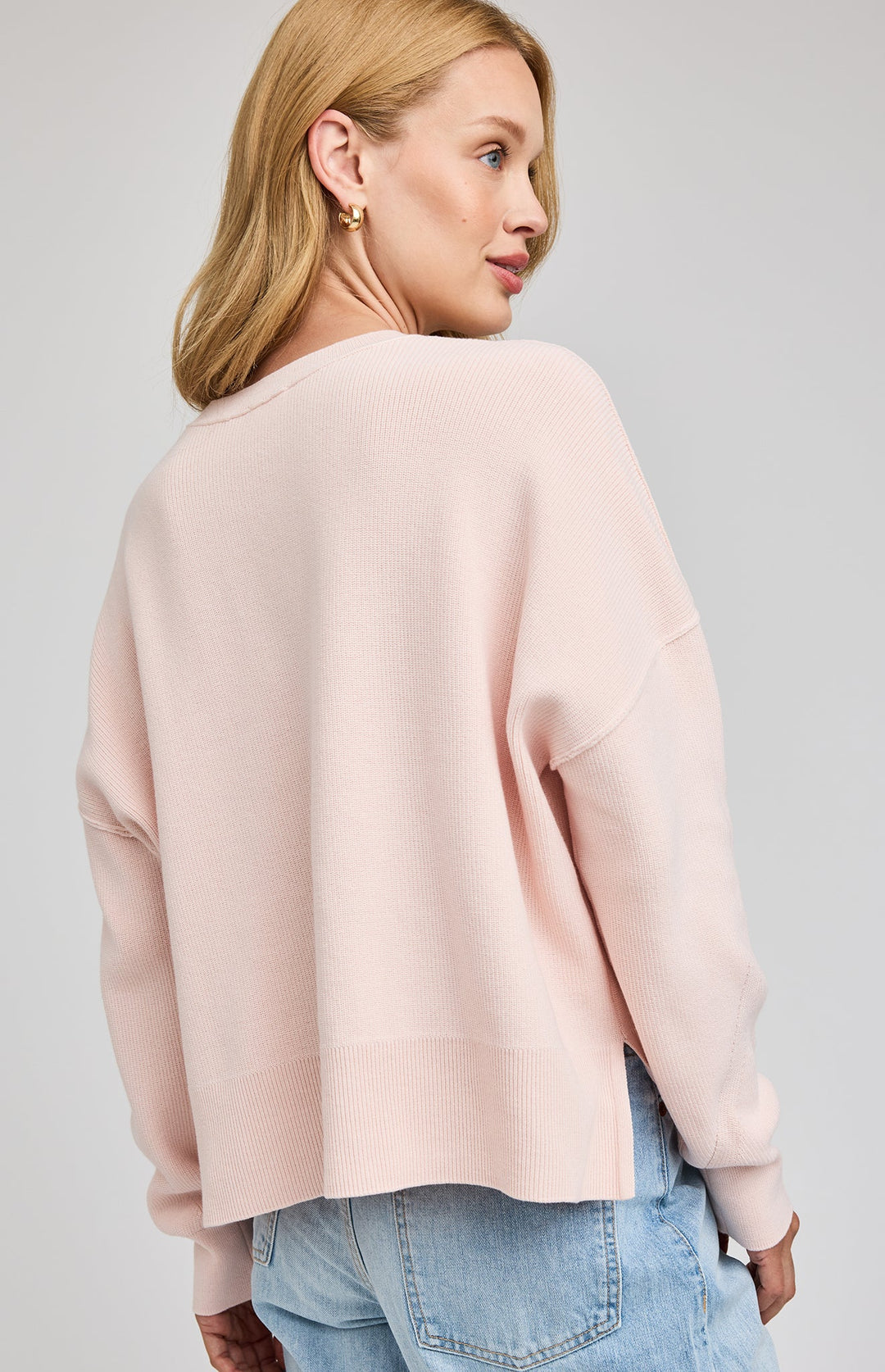Echo Pullover Sweater - Petal - Jaffi's