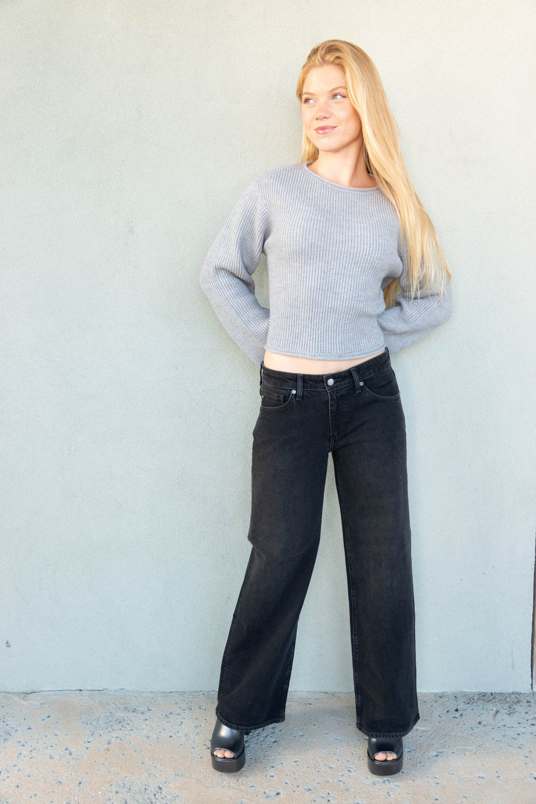 Elara Sweater - Heather Grey - Jaffi&