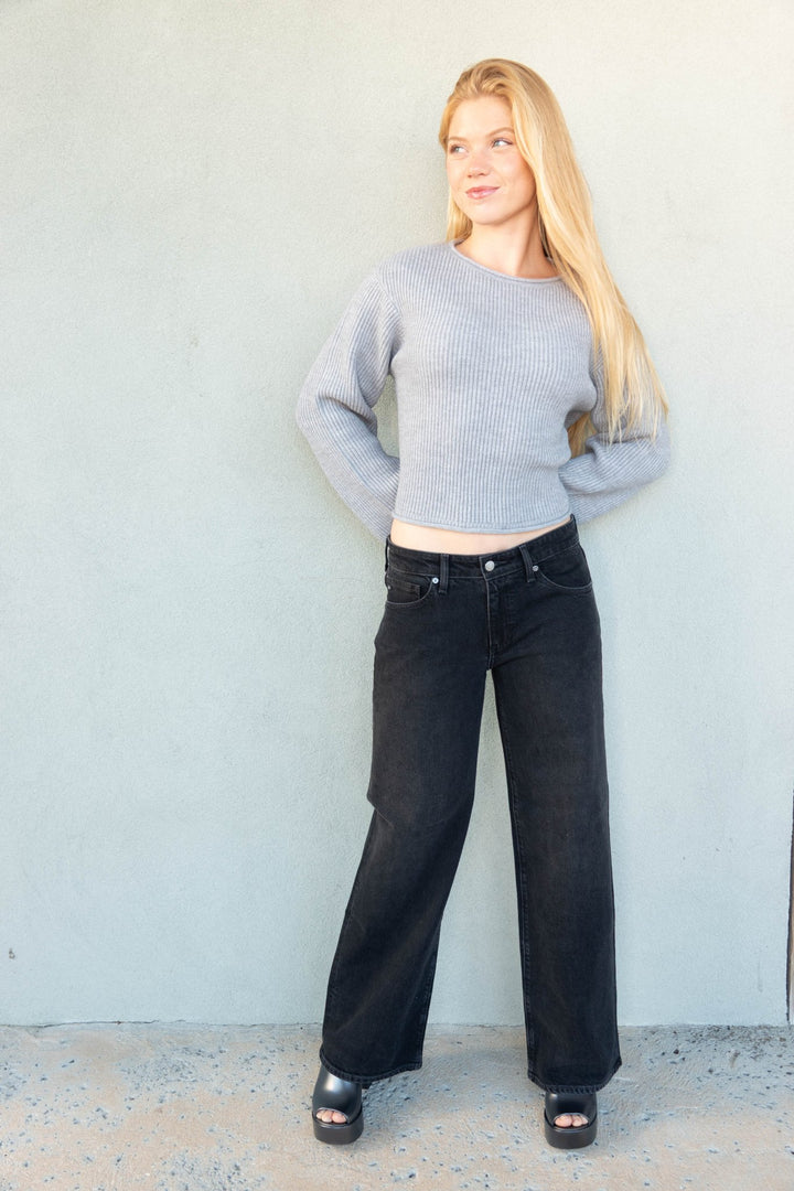 Elara Sweater - Heather Grey - Jaffi&