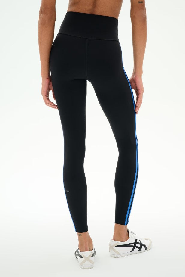 Ella High Waist Airweight 7/8 Legging - Black/Classic Blue
