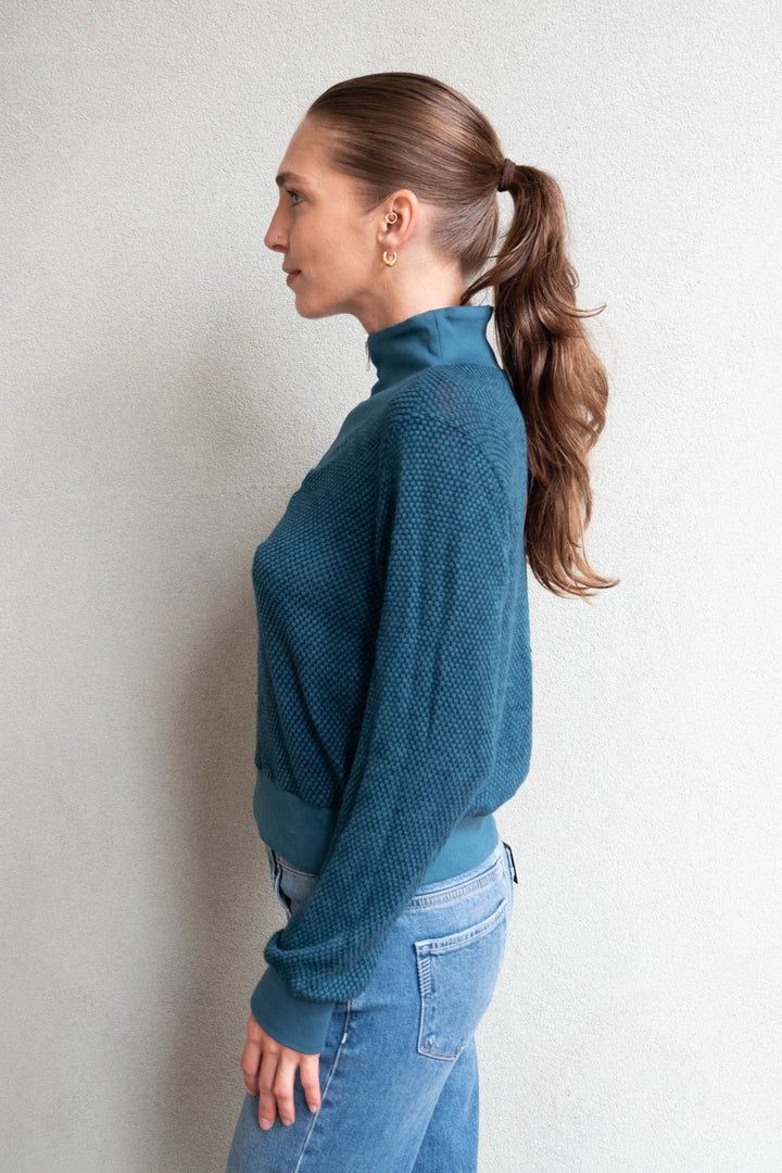 Ellis Half Zip Pullover - Ocean Wave - Jaffi&