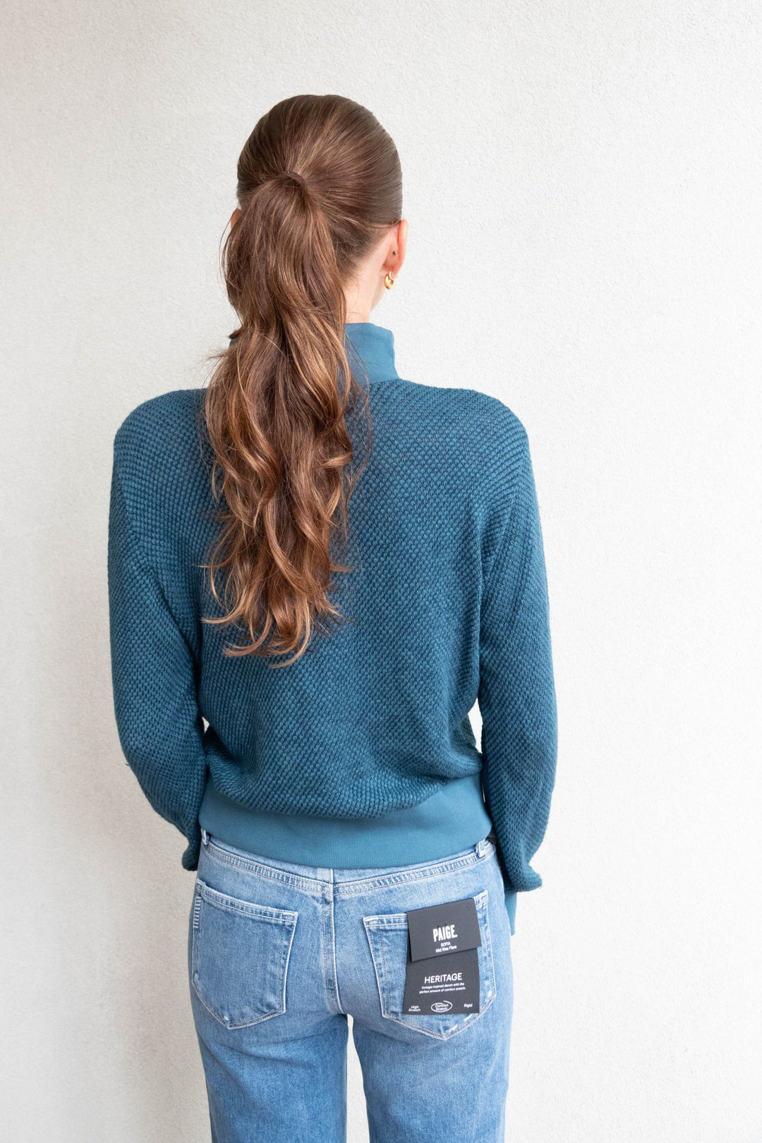 Ellis Half Zip Pullover - Ocean Wave - Jaffi&