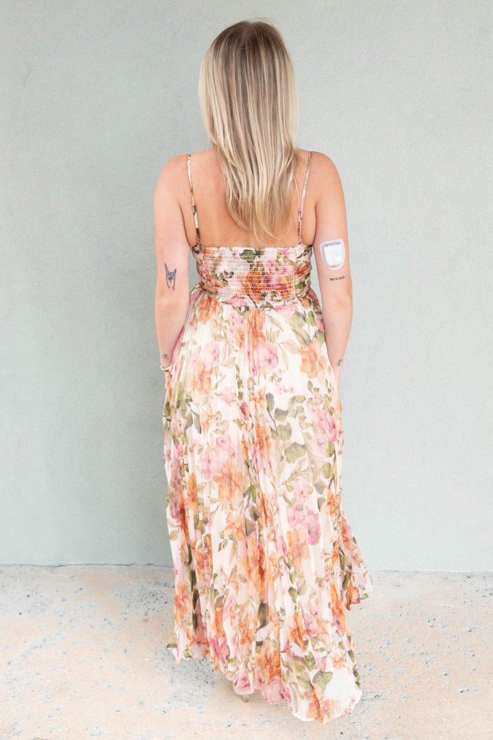 Ellis Midi Dress - Autumn Floral - Jaffi&