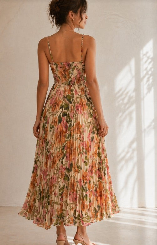 Ellis Midi Dress - Autumn Floral