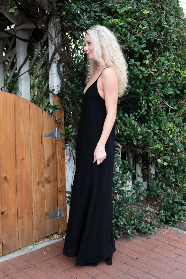 Eluna Maxi Dress - Black - Jaffi's