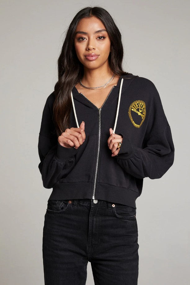 Sun Records Studded Elvis Zip Hoodie