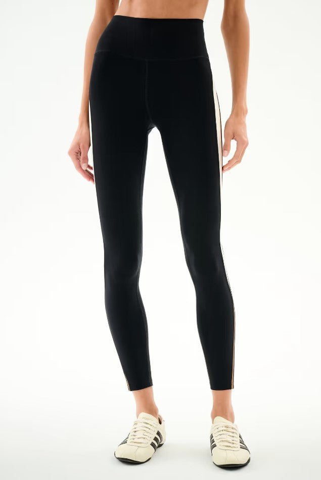 Emerson High Waist Airweight Legging - Black/Creme - Jaffi&